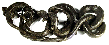 serpent en bronze, musée du bargello, florence