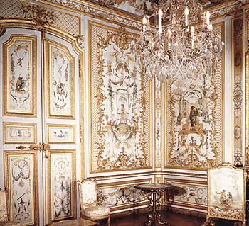 La Grande Singerie du château de Chantilly, décor de Christophe Huet