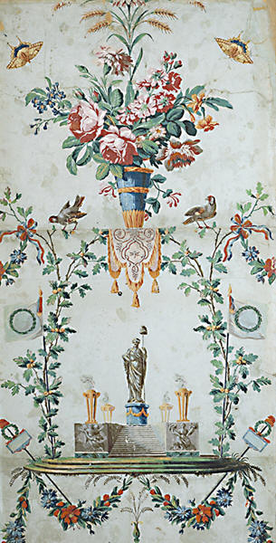 papier peint en arabesques, manufacture Jacquemart & Bénard